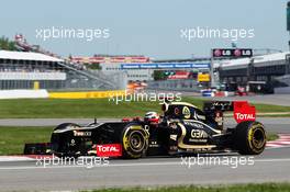 Kimi Raikkonen (FIN) Lotus F1 E20. 09.06.2012. Formula 1 World Championship, Rd 7, Canadian Grand Prix, Montreal, Canada, Qualifying Day