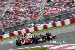 Jenson Button (GBR) McLaren MP4/27. 09.06.2012. Formula 1 World Championship, Rd 7, Canadian Grand Prix, Montreal, Canada, Qualifying Day