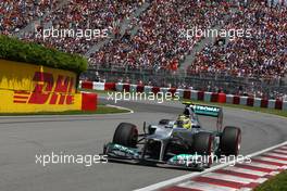 Nico Rosberg (GER) Mercedes AMG F1 W03. 09.06.2012. Formula 1 World Championship, Rd 7, Canadian Grand Prix, Montreal, Canada, Qualifying Day