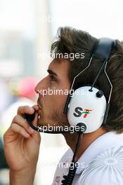 Jules Bianchi (FRA) Sahara Force India F1 Team Third Driver. 09.06.2012. Formula 1 World Championship, Rd 7, Canadian Grand Prix, Montreal, Canada, Qualifying Day