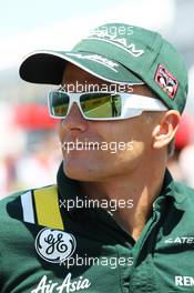 Heikki Kovalainen (FIN) Caterham. 10.06.2012. Formula 1 World Championship, Rd 7, Canadian Grand Prix, Montreal, Canada, Race Day