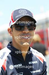Pastor Maldonado (VEN) Williams. 10.06.2012. Formula 1 World Championship, Rd 7, Canadian Grand Prix, Montreal, Canada, Race Day