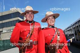 Canadian Mounted Police. 10.06.2012. Formula 1 World Championship, Rd 7, Canadian Grand Prix, Montreal, Canada, Race Day