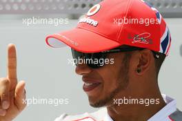 Lewis Hamilton (GBR) McLaren. 07.06.2012. Formula 1 World Championship, Rd 7, Canadian Grand Prix, Montreal, Canada, Preparation Day