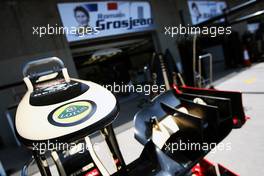 Lotus F1 E20 nosecone and front wing. 07.06.2012. Formula 1 World Championship, Rd 7, Canadian Grand Prix, Montreal, Canada, Preparation Day