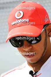 Lewis Hamilton (GBR) McLaren. 07.06.2012. Formula 1 World Championship, Rd 7, Canadian Grand Prix, Montreal, Canada, Preparation Day