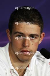 Paul di Resta (GBR) Sahara Force India F1 in the FIA Press Conference. 07.06.2012. Formula 1 World Championship, Rd 7, Canadian Grand Prix, Montreal, Canada, Preparation Day