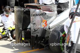 McLaren MP4/27 rear wing. 07.06.2012. Formula 1 World Championship, Rd 7, Canadian Grand Prix, Montreal, Canada, Preparation Day