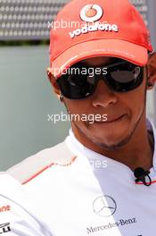 Lewis Hamilton (GBR) McLaren. 07.06.2012. Formula 1 World Championship, Rd 7, Canadian Grand Prix, Montreal, Canada, Preparation Day