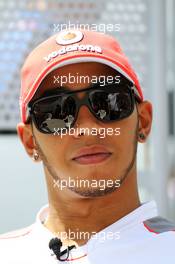 Lewis Hamilton (GBR) McLaren. 07.06.2012. Formula 1 World Championship, Rd 7, Canadian Grand Prix, Montreal, Canada, Preparation Day