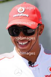 Lewis Hamilton (GBR) McLaren. 07.06.2012. Formula 1 World Championship, Rd 7, Canadian Grand Prix, Montreal, Canada, Preparation Day