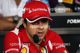 Felipe Massa (BRA) Ferrari in the FIA Press Conference. 07.06.2012. Formula 1 World Championship, Rd 7, Canadian Grand Prix, Montreal, Canada, Preparation Day