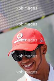 Lewis Hamilton (GBR) McLaren. 07.06.2012. Formula 1 World Championship, Rd 7, Canadian Grand Prix, Montreal, Canada, Preparation Day