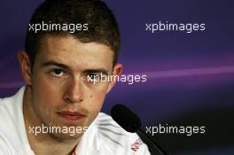 Paul di Resta (GBR) Sahara Force India F1 in the FIA Press Conference. 07.06.2012. Formula 1 World Championship, Rd 7, Canadian Grand Prix, Montreal, Canada, Preparation Day