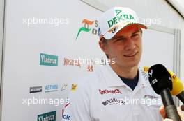 Nico Hulkenberg (GER) Sahara Force India F1. 07.06.2012. Formula 1 World Championship, Rd 7, Canadian Grand Prix, Montreal, Canada, Preparation Day