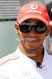 Lewis Hamilton (GBR) McLaren. 07.06.2012. Formula 1 World Championship, Rd 7, Canadian Grand Prix, Montreal, Canada, Preparation Day