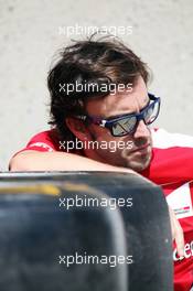 Fernando Alonso (ESP) Ferrari. 07.06.2012. Formula 1 World Championship, Rd 7, Canadian Grand Prix, Montreal, Canada, Preparation Day