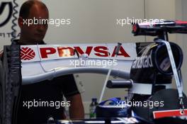 Williams FW34 rear wing. 07.06.2012. Formula 1 World Championship, Rd 7, Canadian Grand Prix, Montreal, Canada, Preparation Day