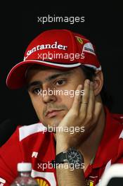 Felipe Massa (BRA) Ferrari in the FIA Press Conference.  07.06.2012. Formula 1 World Championship, Rd 7, Canadian Grand Prix, Montreal, Canada, Preparation Day