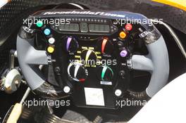Force India Steering wheel  07.06.2012. Formula 1 World Championship, Rd 7, Canadian Grand Prix, Montreal, Canada, Preparation Day