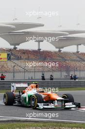 Nico Hulkenberg (GER) Sahara Force India F1 VJM05. 13.04.2012. Formula 1 World Championship, Rd 3, Chinese Grand Prix, Shanghai, China, Practice Day