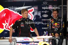 (L to R): Heikki Huovinen (FIN) Personal Trainer of Sebastian Vettel (GER) Red Bull Racing. 13.04.2012. Formula 1 World Championship, Rd 3, Chinese Grand Prix, Shanghai, China, Practice Day