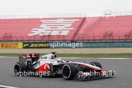 Jenson Button (GBR) McLaren MP4/27. 13.04.2012. Formula 1 World Championship, Rd 3, Chinese Grand Prix, Shanghai, China, Practice Day