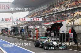 Nico Rosberg (GER) Mercedes AMG F1 W03. 13.04.2012. Formula 1 World Championship, Rd 3, Chinese Grand Prix, Shanghai, China, Practice Day