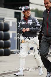 (L to R): Kamui Kobayashi (JPN) Sauber with Beat Zehnder (SUI) Sauber F1 Team Manager. 13.04.2012. Formula 1 World Championship, Rd 3, Chinese Grand Prix, Shanghai, China, Practice Day
