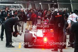Lewis Hamilton (GBR) McLaren MP4/27 in the pits running sensor equipment. 13.04.2012. Formula 1 World Championship, Rd 3, Chinese Grand Prix, Shanghai, China, Practice Day