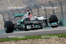 Michael Schumacher (GER) Mercedes AMG F1 W03. 13.04.2012. Formula 1 World Championship, Rd 3, Chinese Grand Prix, Shanghai, China, Practice Day