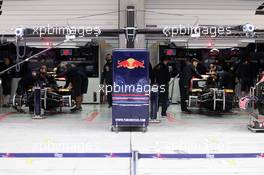 Scuderia Toro Rosso garage. 13.04.2012. Formula 1 World Championship, Rd 3, Chinese Grand Prix, Shanghai, China, Practice Day