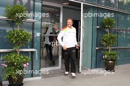 Robert Fearnley (GBR) Sahara Force India F1 Team leaves a meeting of the teams concerning the upcoming Bahrain GP. 13.04.2012. Formula 1 World Championship, Rd 3, Chinese Grand Prix, Shanghai, China, Practice Day