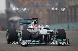 Michael Schumacher (GER) Mercedes AMG F1 W03. 13.04.2012. Formula 1 World Championship, Rd 3, Chinese Grand Prix, Shanghai, China, Practice Day