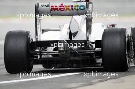 Kamui Kobayashi (JPN) Sauber C31 rear diffuser detail. 13.04.2012. Formula 1 World Championship, Rd 3, Chinese Grand Prix, Shanghai, China, Practice Day