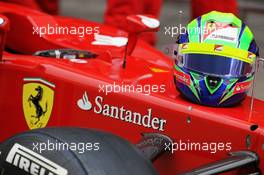 The helmet of Felipe Massa (BRA) Ferrari at a team photograph. 13.04.2012. Formula 1 World Championship, Rd 3, Chinese Grand Prix, Shanghai, China, Practice Day