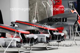 McLaren MP4/27 front wings. 13.04.2012. Formula 1 World Championship, Rd 3, Chinese Grand Prix, Shanghai, China, Practice Day