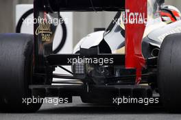 Kimi Raikkonen (FIN) Lotus E20 rear diffuser detail. 13.04.2012. Formula 1 World Championship, Rd 3, Chinese Grand Prix, Shanghai, China, Practice Day