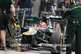 Kimi Raikkonen (FIN) Lotus E20. 13.04.2012. Formula 1 World Championship, Rd 3, Chinese Grand Prix, Shanghai, China, Practice Day
