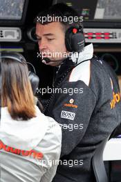 Dave Redding (GBR) McLaren Sporting Director. 13.04.2012. Formula 1 World Championship, Rd 3, Chinese Grand Prix, Shanghai, China, Practice Day