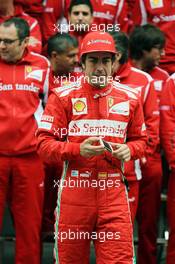 Fernando Alonso (ESP) Ferrari at a team photograph. 13.04.2012. Formula 1 World Championship, Rd 3, Chinese Grand Prix, Shanghai, China, Practice Day