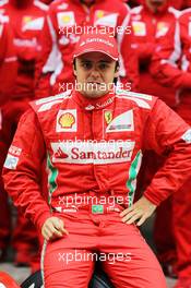Felipe Massa (BRA) Ferrari at a team photograph. 13.04.2012. Formula 1 World Championship, Rd 3, Chinese Grand Prix, Shanghai, China, Practice Day
