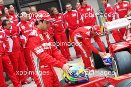 Felipe Massa (BRA) Ferrari at a team photograph. 13.04.2012. Formula 1 World Championship, Rd 3, Chinese Grand Prix, Shanghai, China, Practice Day