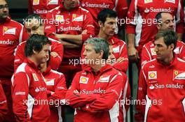 Rob Smedley (GBR) Ferrari Race Engineer (Left) at a team photograph. 13.04.2012. Formula 1 World Championship, Rd 3, Chinese Grand Prix, Shanghai, China, Practice Day
