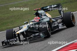 Heikki Kovalainen (FIN) Caterham CT01. 13.04.2012. Formula 1 World Championship, Rd 3, Chinese Grand Prix, Shanghai, China, Practice Day