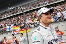 Race winner Nico Rosberg (GER) Mercedes AMG F1 on the grid. 15.04.2012. Formula 1 World Championship, Rd 3, Chinese Grand Prix, Shanghai, China, Race Day