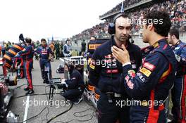 Daniel Ricciardo (AUS) Scuderia Toro Rosso on the grid. 15.04.2012. Formula 1 World Championship, Rd 3, Chinese Grand Prix, Shanghai, China, Race Day