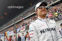 Race winner Nico Rosberg (GER) Mercedes AMG F1 on the grid. 15.04.2012. Formula 1 World Championship, Rd 3, Chinese Grand Prix, Shanghai, China, Race Day