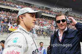 Race winner Nico Rosberg (GER) Mercedes AMG F1 on the grid. 15.04.2012. Formula 1 World Championship, Rd 3, Chinese Grand Prix, Shanghai, China, Race Day