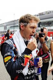 Sebastian Vettel (GER) Red Bull Racing on the grid. 15.04.2012. Formula 1 World Championship, Rd 3, Chinese Grand Prix, Shanghai, China, Race Day